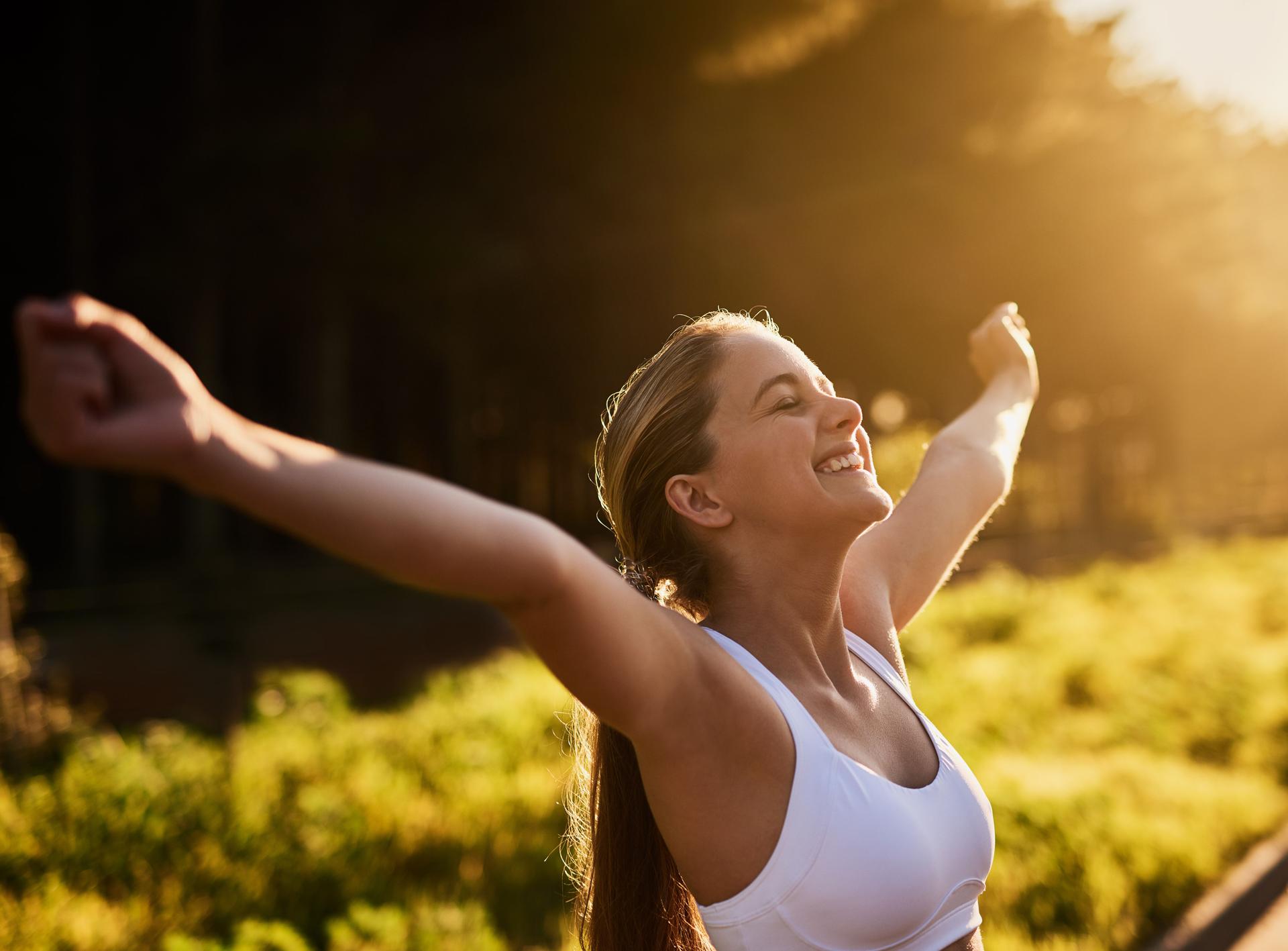 Nothing makes her feel better than running